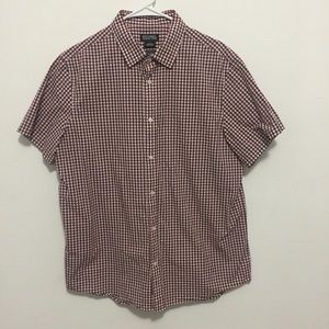 Michael Kors Tailored Fit Short Sleeve Button Down